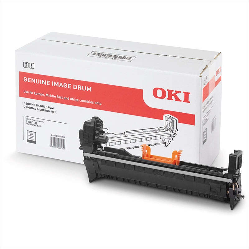 *Open Box* Genuine OKI 46484112 BLACK Imaging Drum Unit for C532dn MC563dn MC573dn (30K)