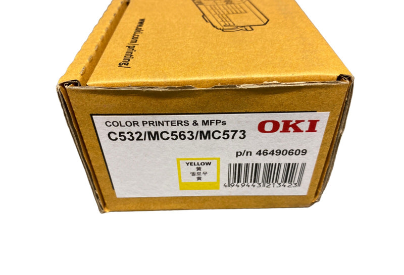 *SALE!* Genuine OKI 46490609 Yellow Toner Cartridge for C532dn MC563dn MC573dn (6K)