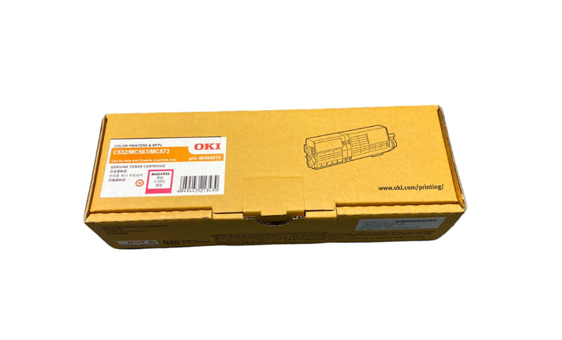 Genuine OKI 46490610 Magenta Toner Cartridge for C532dn MC563dn MC573dn (6K)