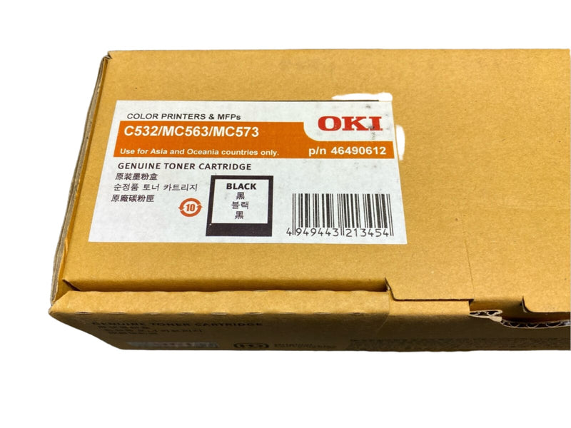 *SALE!* Genuine OKI 46490612 Black Toner Cartridge for C532dn MC563dn MC573dn (7K)