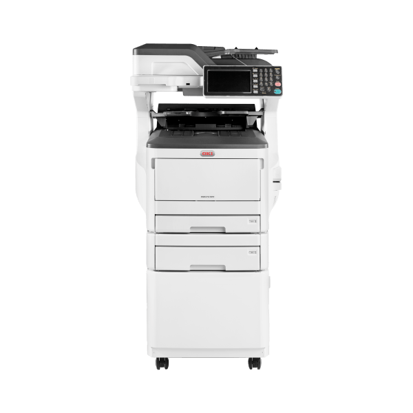 Oki Es8473Dnct A3 Colour Laser Multifunction Mfp Printer With 2X Paper Trays & Cabinet