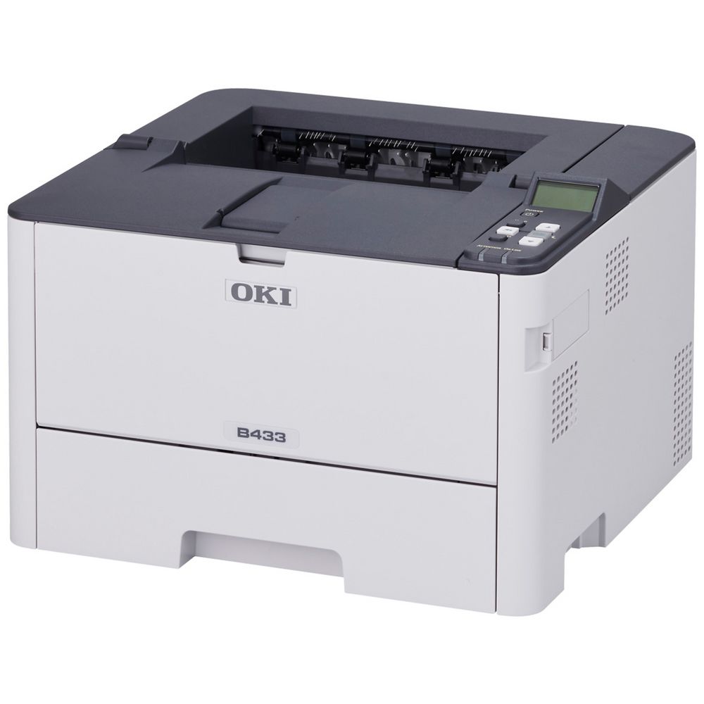 OKI B433DNW A4 Mono Laser LED Wireless Network Printer+Duplex 40PPM 45830222