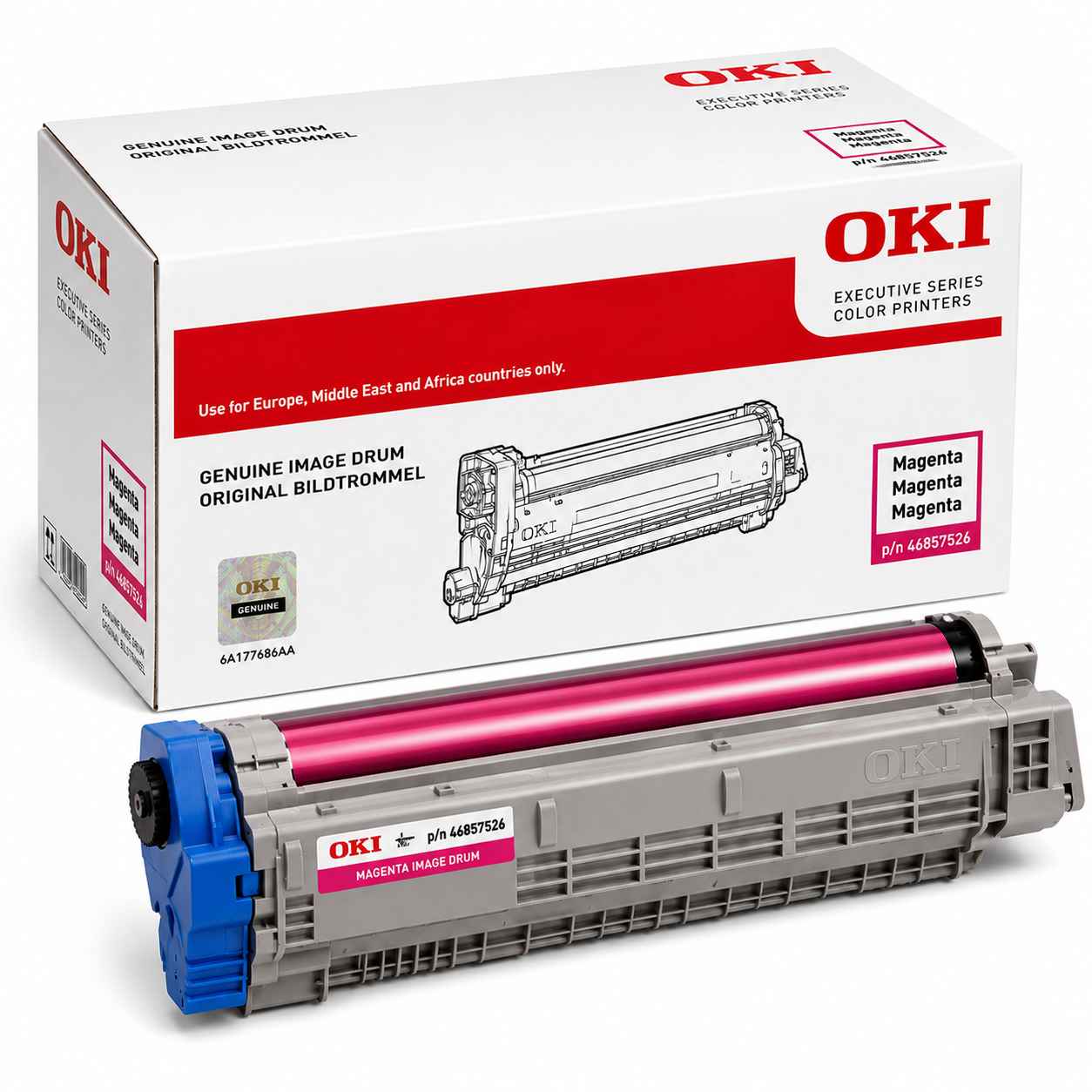 Genuine OKI ES8434dn Magenta Drum Unit Cartridge (30K Pages) [46857526]