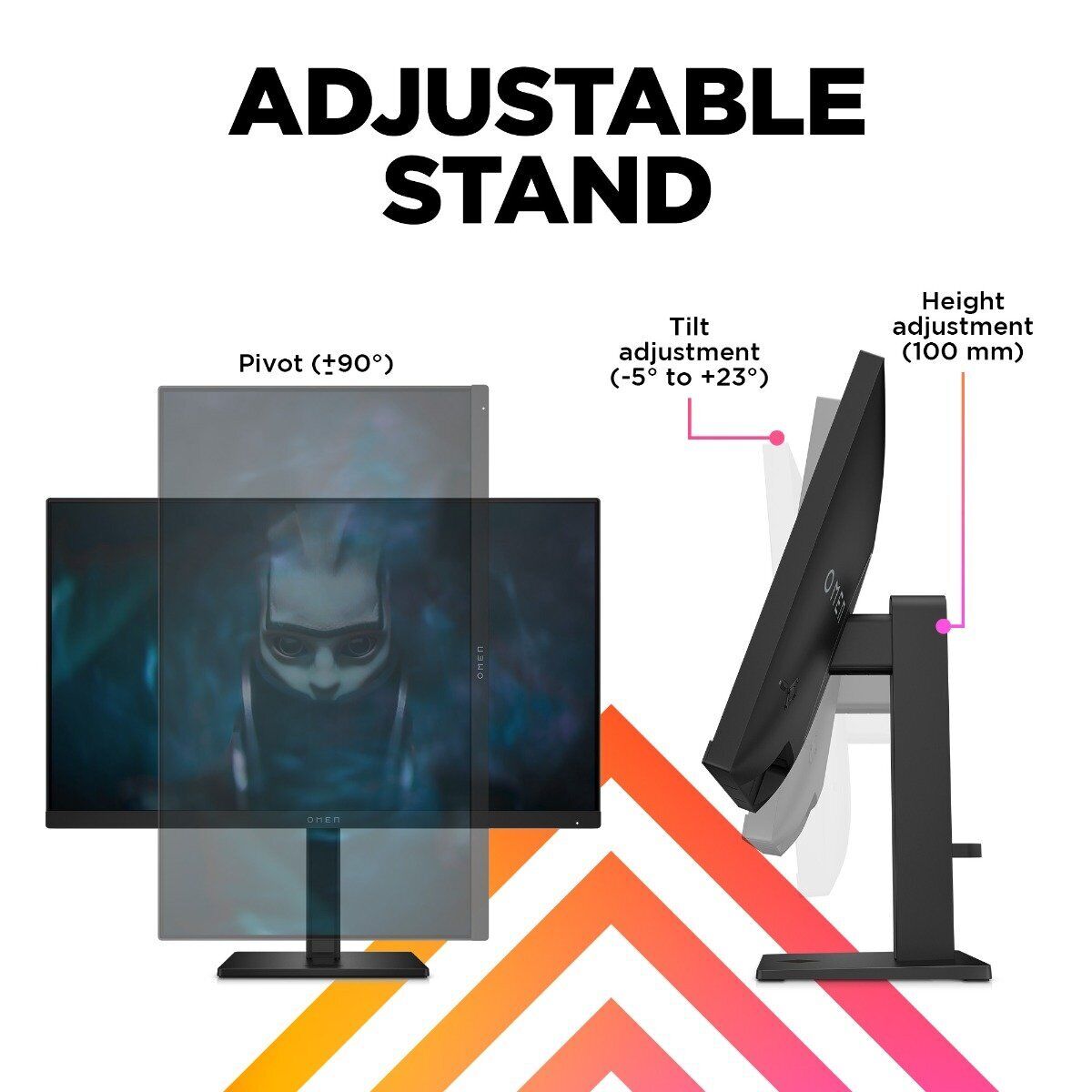 *SALE!* OMEN 24 by HP 23.8 inch FHD 165Hz Gaming Monitor 1920x1080 High Adjustable [780F0AA]