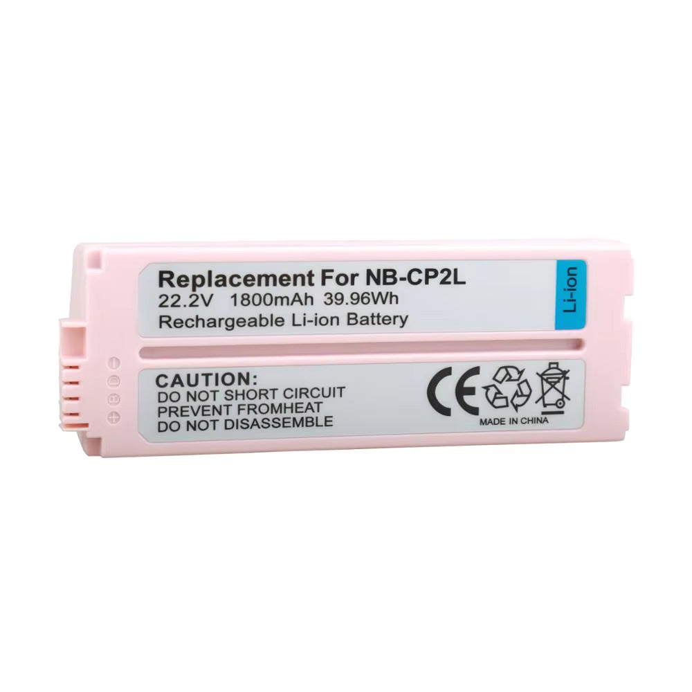 OZ NB-CP2L PINK Lithium-ion Rechargeable Battery Pack for Canon Selphy CP1300 CP1500 [NBCP2LH]