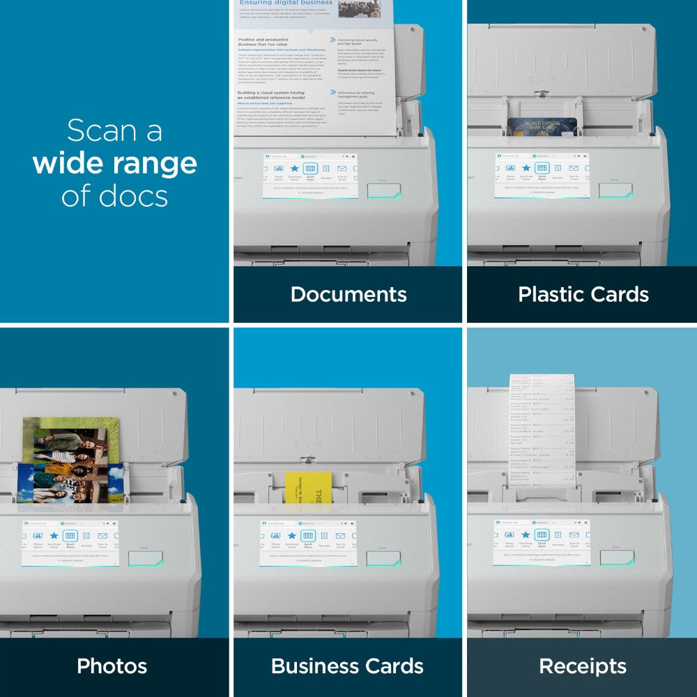 Ricoh/Fujitsu Scansnap IX2500 WiFi Document Scanner (A4, Duplex) 45PPM [PA03860-B111]