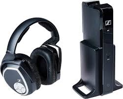 Brand new Sennheiser RS 165 2.4GHz Wireless Headphone System with Bass Boost – Over-Ear Home Entertainment Headphones