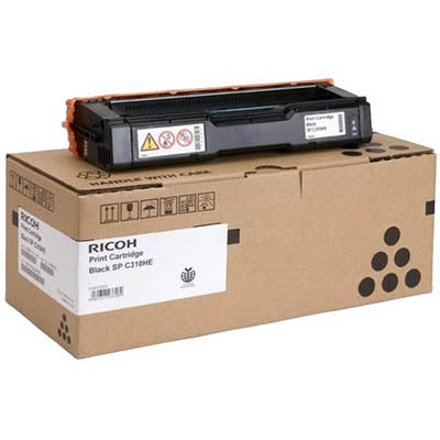 *CLEAR!* Genuine Ricoh SP-C310HS BLACK Toner SPC232SF SPC242SF SPC312DN SPC320DN [406483] 6.5K