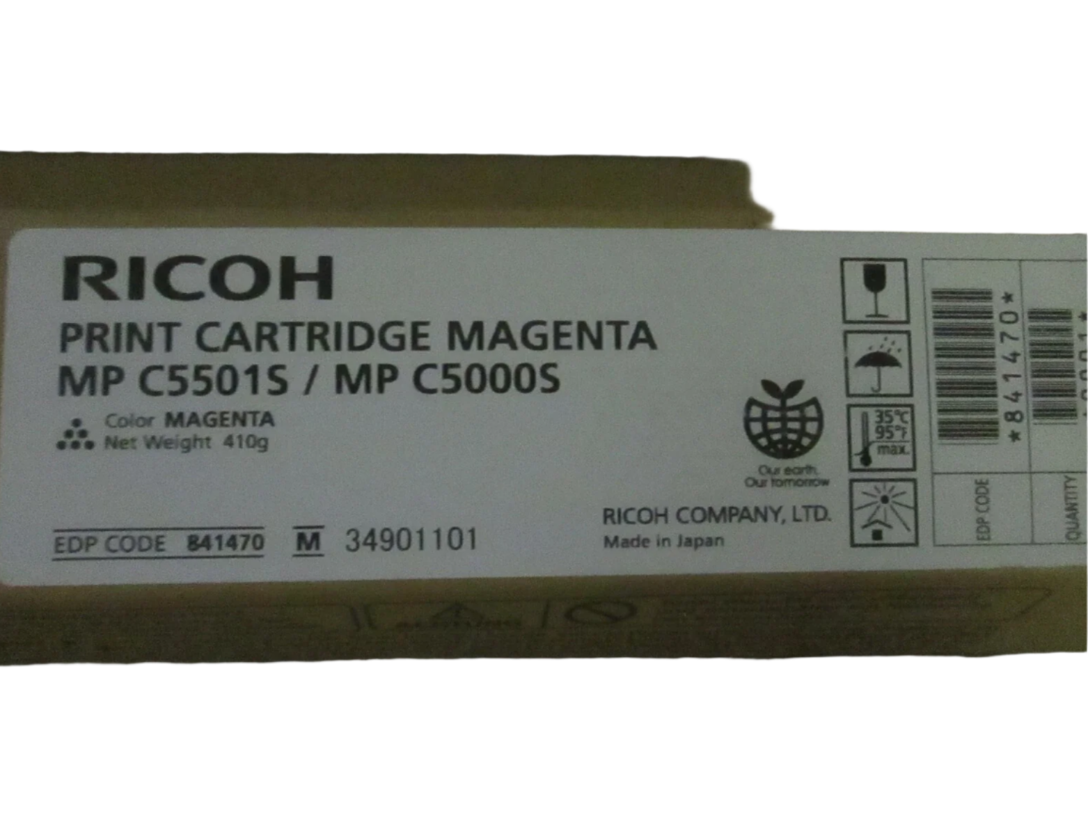 *SALE!* Genuine Ricoh 841470 Magenta Toner Cartridge for MP C4501 C5001 C5501 17K [841478]