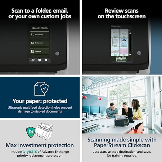 *PROMO* Ricoh/Fujitsu FI-8170 A4 Sheet-fed Duplex Document Scanner USB 3.2/70PPM+Wty PA03810-B051 (RRP $1,947)