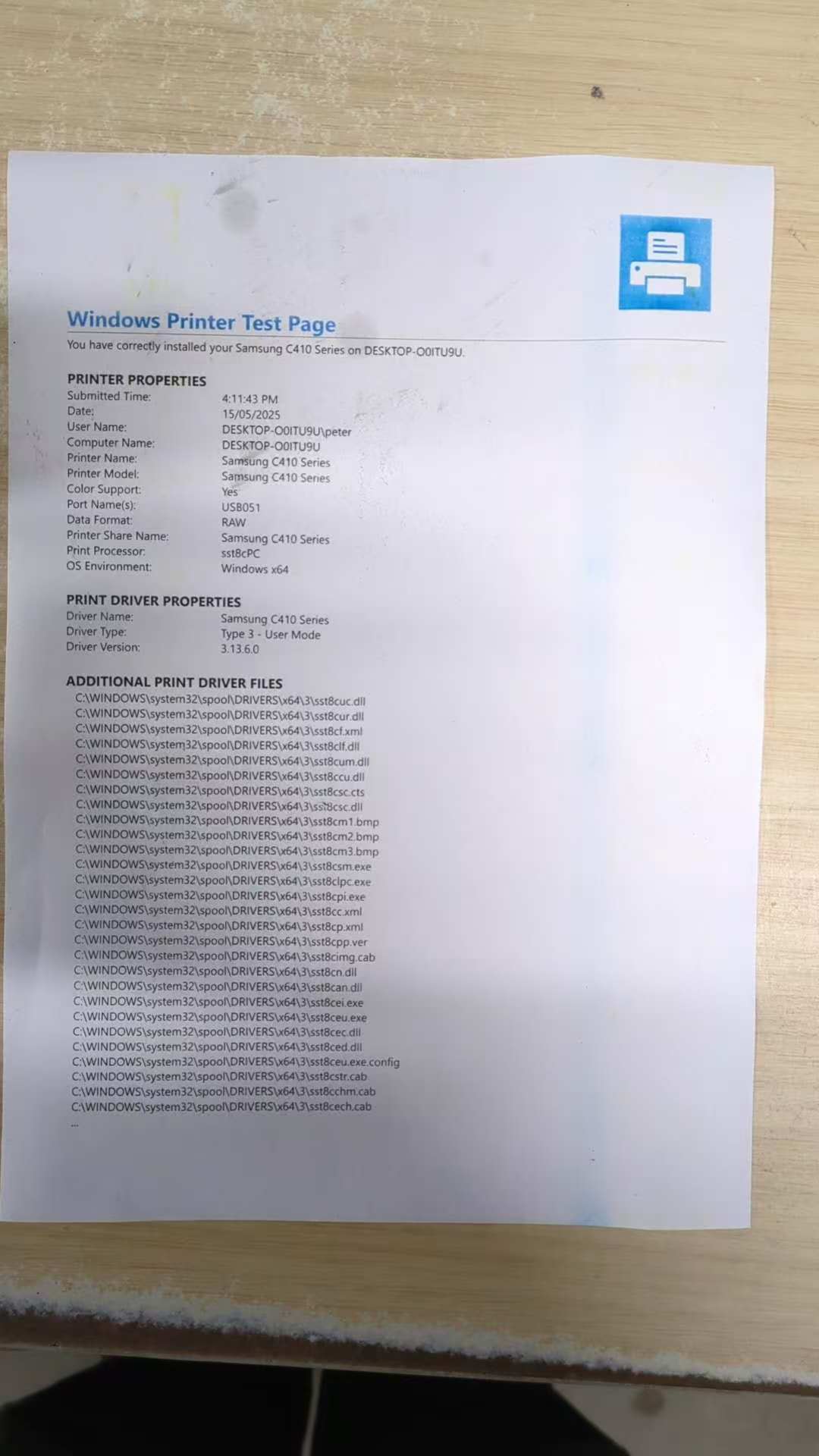 *Used* SAMSUNG Xpress SL-C410W A4 Color Laser Wireless Network Printer 18PPM CLT-K406