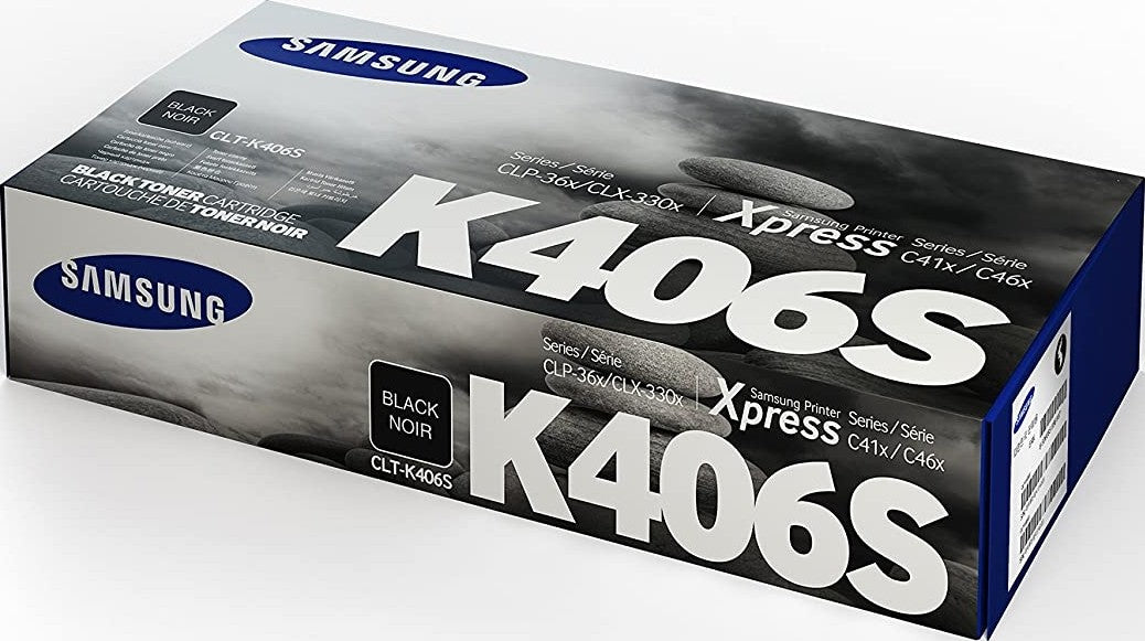 *Unbox* Genuine Samsung CLT-K406S BLACK Toner for CLP-365 CLX-3305FN SL-C410W SU120A