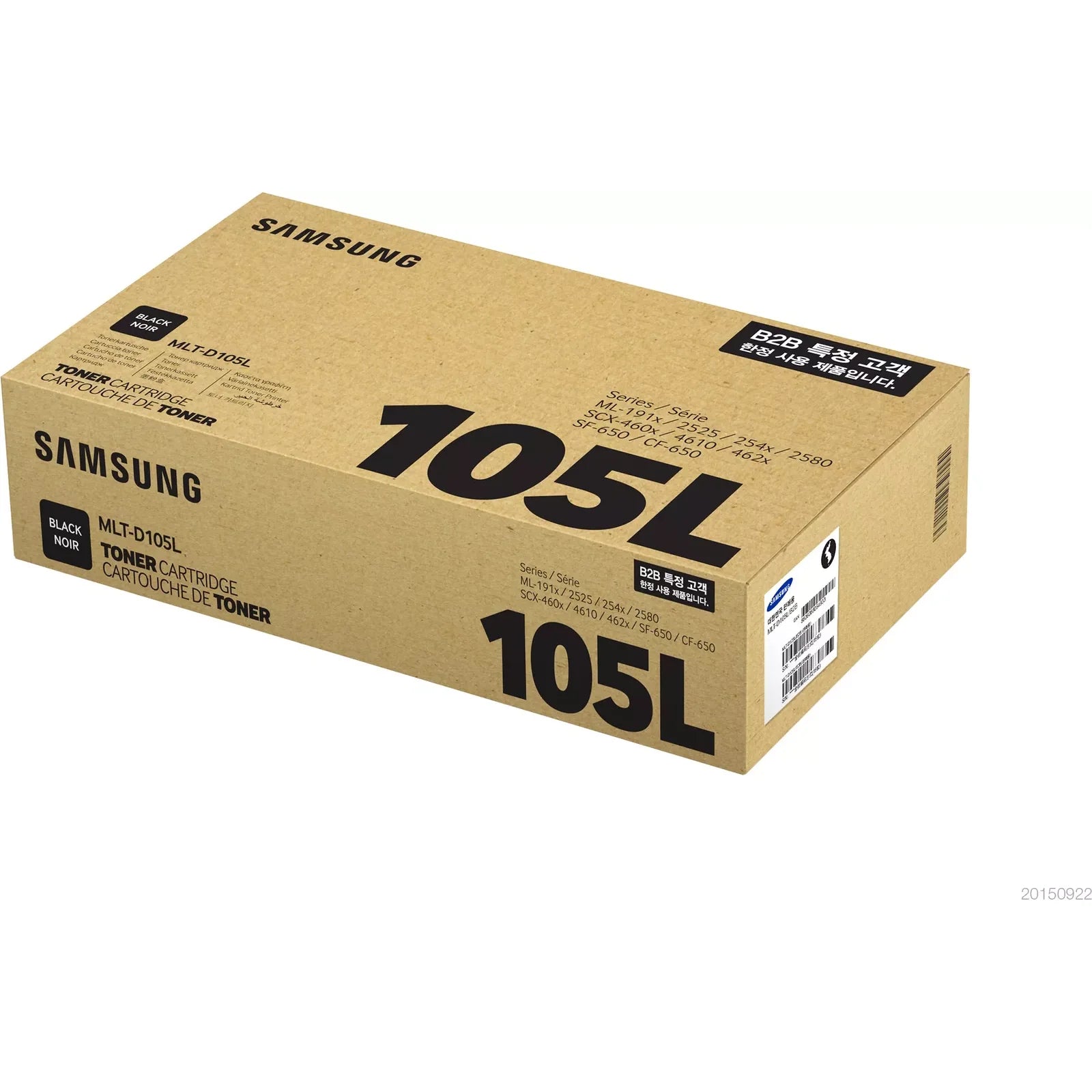 Genuine Samsung MLT-D105L High Yield Black Toner for ML-1910 ML-2525 SCX-4623FW