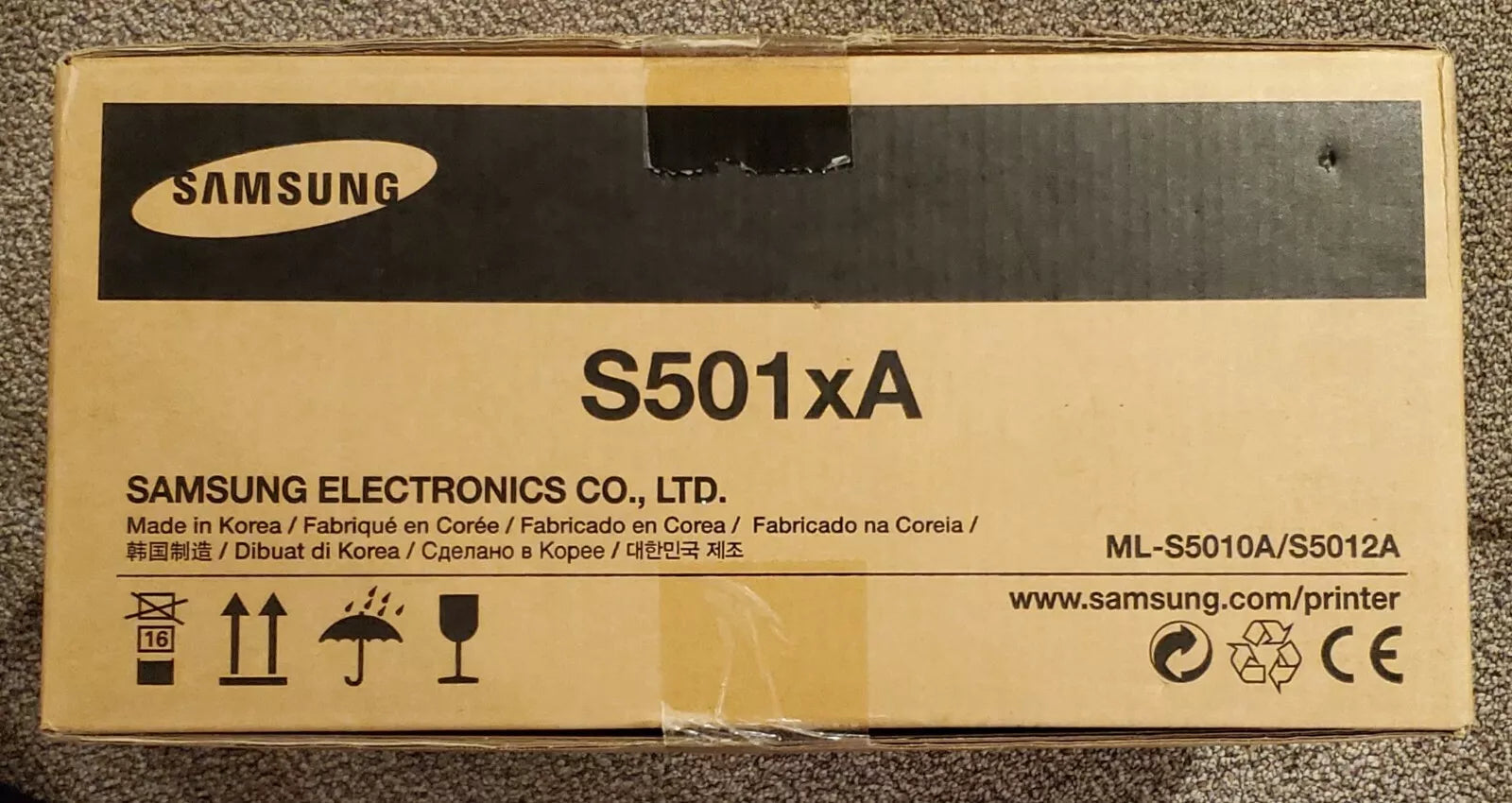 *CLEAR!* Samsung S501XA ML-S5010a S5012a Second Cassette Feeder Paper Tray