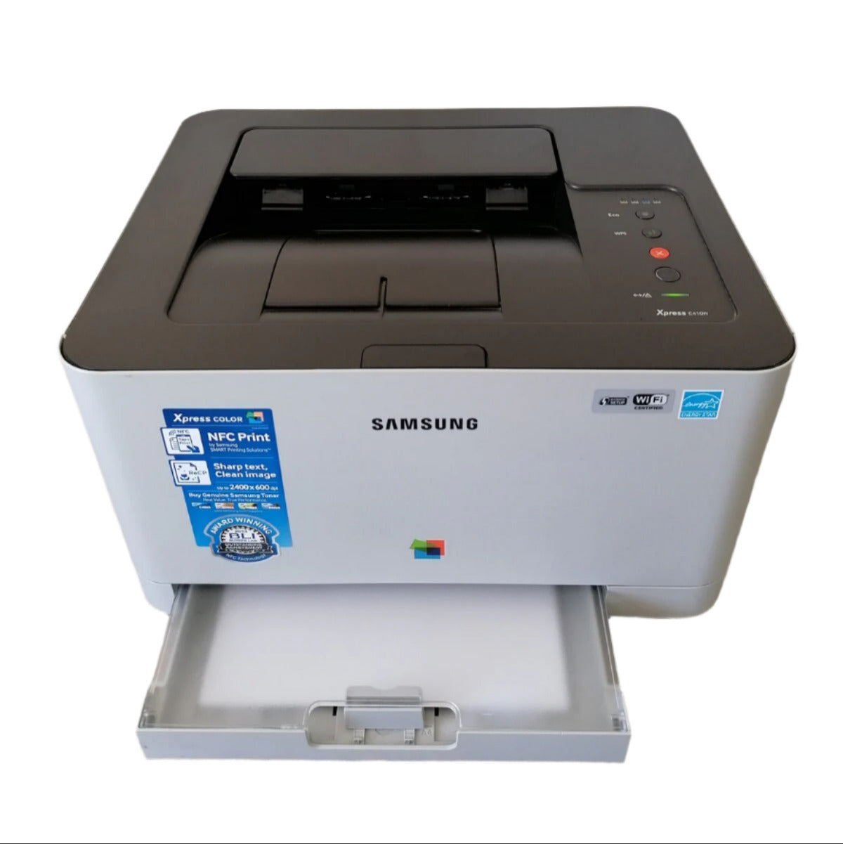 *Used* SAMSUNG Xpress SL-C410W A4 Color Laser Wireless Network Printer 18PPM CLT-K406