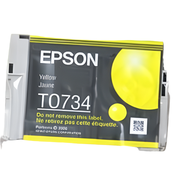 Genuine Epson T0734 Yellow Ink Cartridge