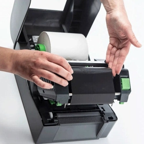 Brother TD4420TN Desktop Direct Thermal Printer | Label Maker 203dpi USB/Serial Port/Ethernet