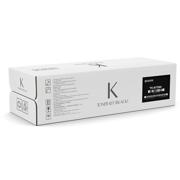 1 X Genuine Kyocera Tk-8729K Black Toner Cartridge Taskalfa-7052Ci 8052Ci -