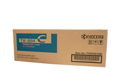 1 X Genuine Kyocera Tk-884C Cyan Toner Cartridge Fs-C8500Dn -