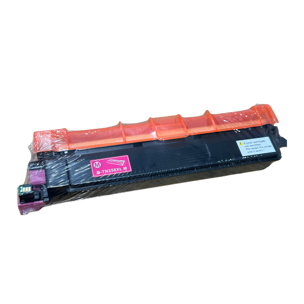 CT A-Grade Premium Compatible Brother TN-258XL Magenta Toner Cartridge High Yield (2.3K)