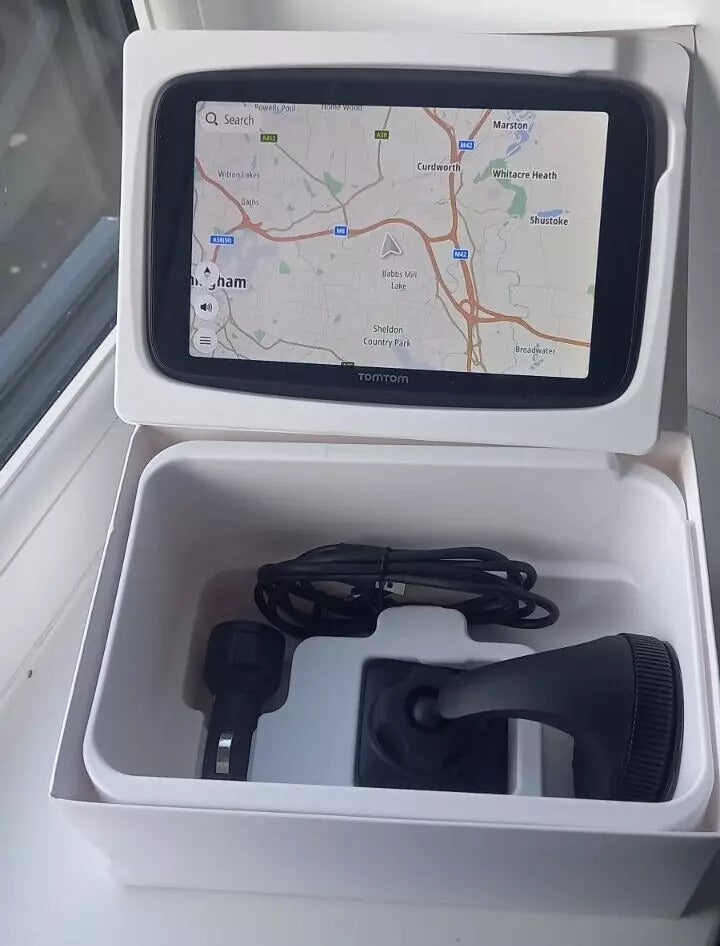 *Ex-Display* Tomtom Car Sat GO Discover 7" Wi-Fi GPS Navigation System+World Maps [4YB70]