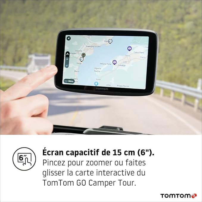 Tomtom Campervan & Caravan Sat Nav Go Camper Tour 6" WiFi GPS Navigation System+EU MAP/ SPEED CAM [4PN60]