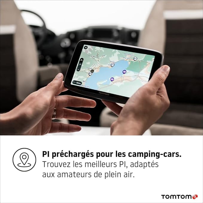 Tomtom Campervan & Caravan Sat Nav Go Camper Tour 6" WiFi GPS Navigation System+EU MAP/ SPEED CAM [4PN60]