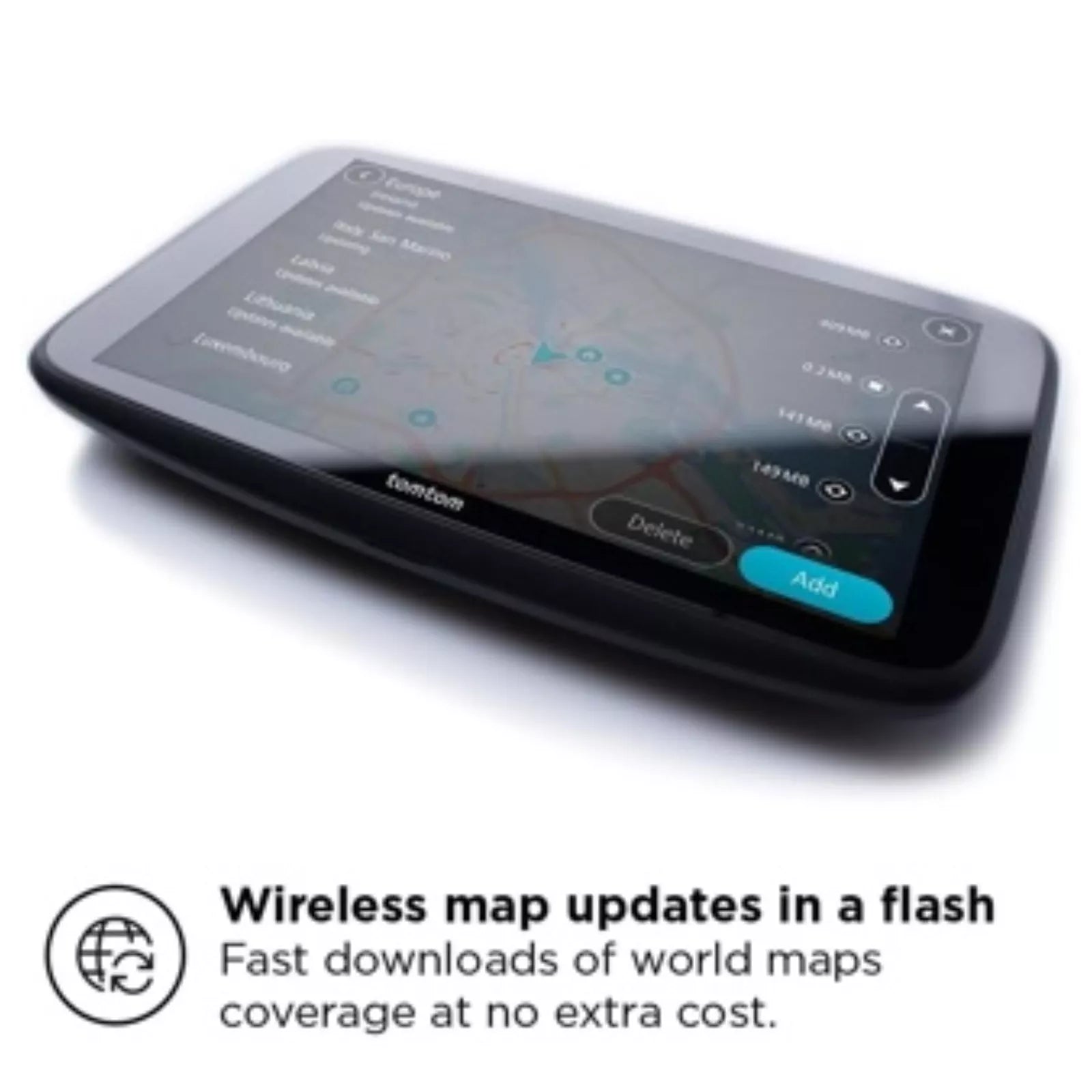 TomTom Car Sat Nav GO Superior 7" WiFi GPS Navigation+World Maps+Live Traffic Update [4YD70]