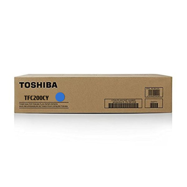 1 x Genuine Toshiba e-Studio 2000AC 2500AC Cyan Toner Cartridge 28K [TFC200PC]