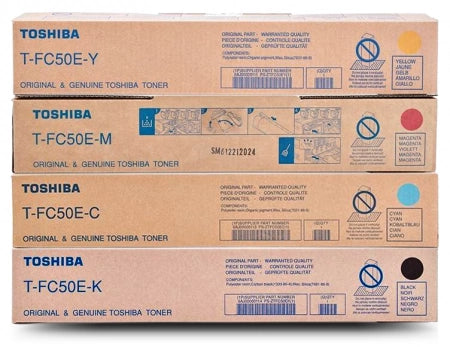 *SALE!* 4x Pack Genuine Toshiba e-Studio 2555c 3555c 4555c 5055c Toner Set TFC50D-C/M/Y/K