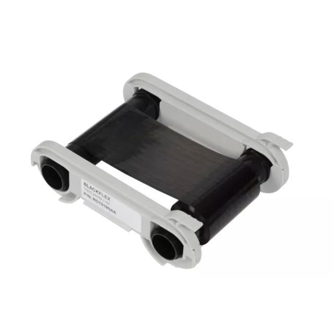 Genuine Evolis BlackFlex Monochrome Ribbon – 500 Prints for Badgy 100/200 (CBGR0500F)