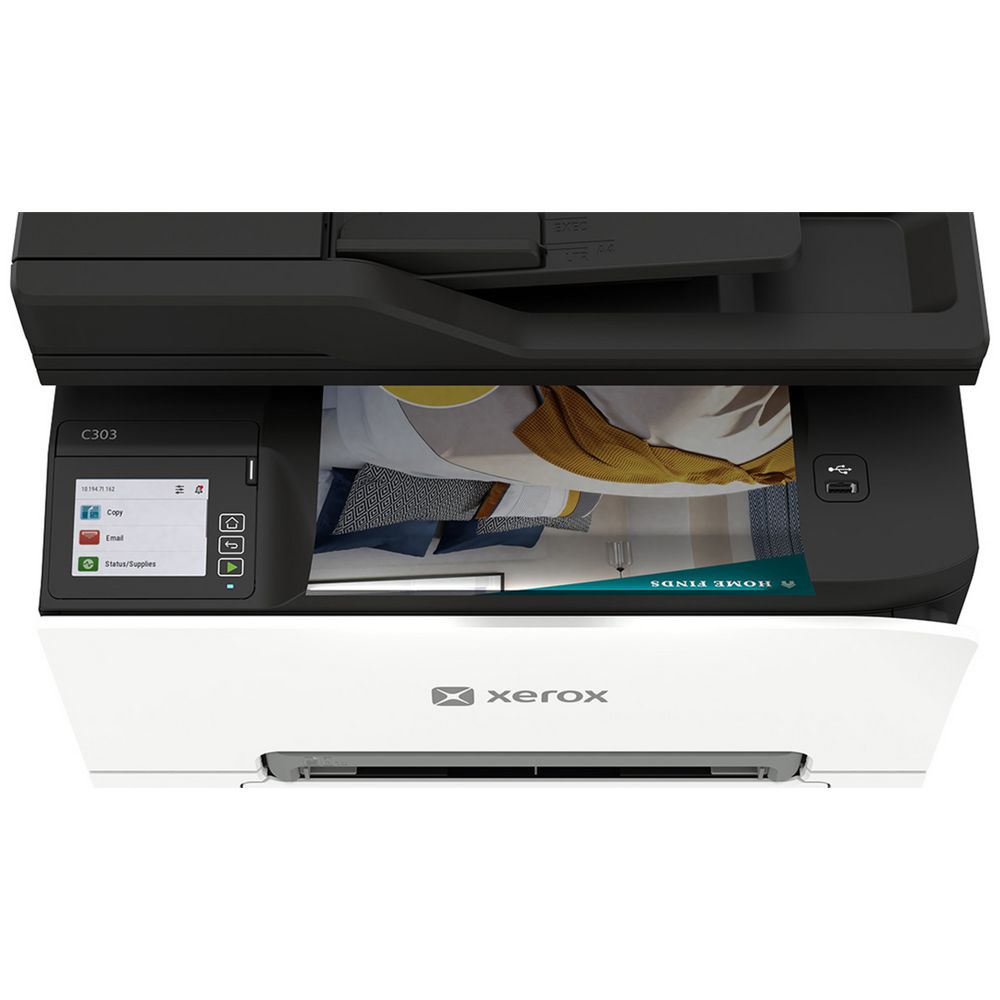 Xerox C303a A4 Colour Laser All-in-One Printer Duplex Scan WiFi Fax 30PPM [100S14995]