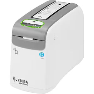 Zebra Direct Thermal Printer ZD510 WRISTBAND ZPL II XML 300 DPI AUS CORD USB USB HOST ETHERNET 802.11 BT [ZD51013-D0PB02FZ]