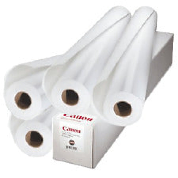 A1 CANON BOND PAPER 80GSM 610MM X 50M BOX OF 4 ROLLS FOR 24 TECHNICAL PRINTERS 9200080011