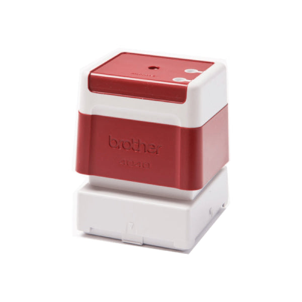 Brother 40x40mm Red Stamp PR4040R6P