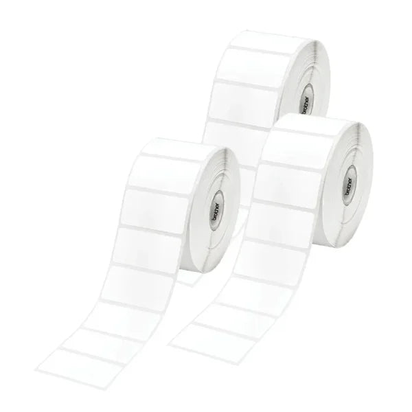 Brother Die Cut Paper Adhesive Label Roll - 3 Pack (1 500 Labels Per Label) [Rd-S05C1-3Pk]
