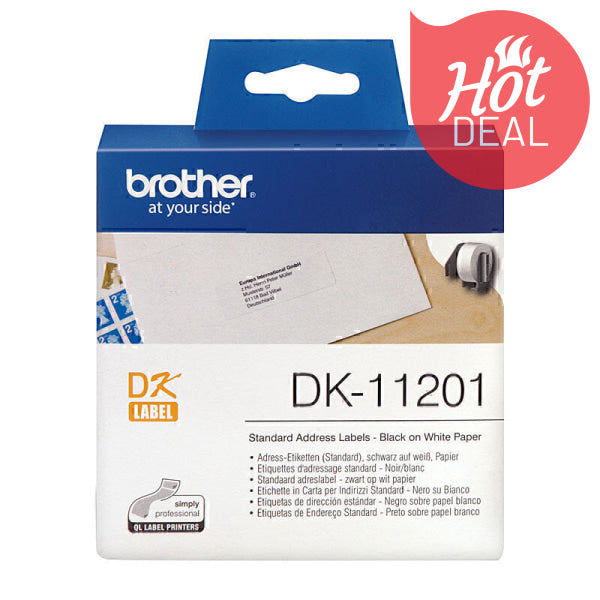 Brother DK11201 White Label DK-11201