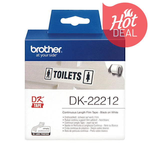 Brother DK22212 White Roll DK-22212