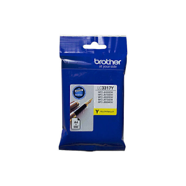 Brother Genuine LC-3317Y YELLOW Ink MFC-J5330DW/J5730DW/J6530DW/J6730DW