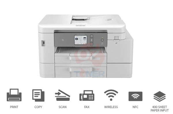 Brother Inkvestment Mfc-J4540Dw A4 Inkjet Wi-Fi Printer+Dual Tray W/ Lc436 Ink Printer