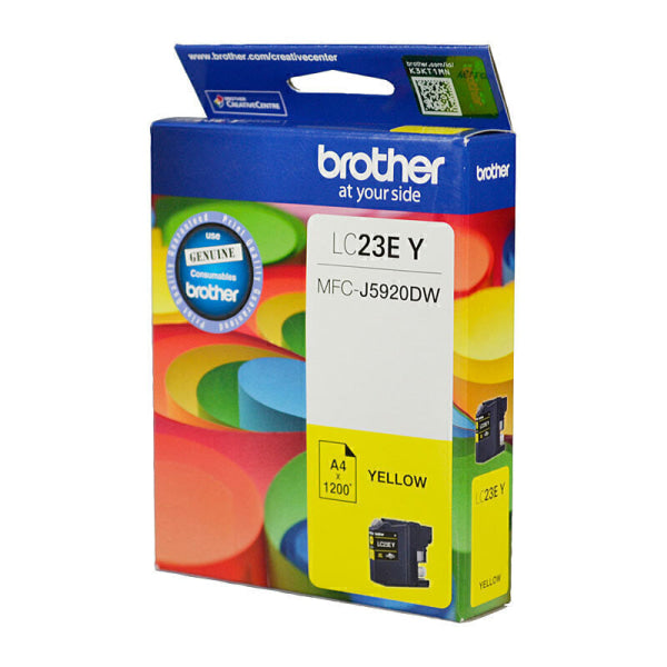 Brother LC23E Yellow Ink Cart LC-23EY