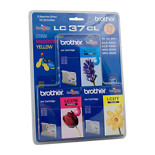 Brother LC37 CMY Colour Pack LC-37CL3PK