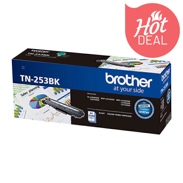 Brother TN253 Black Toner Cart TN-253BK