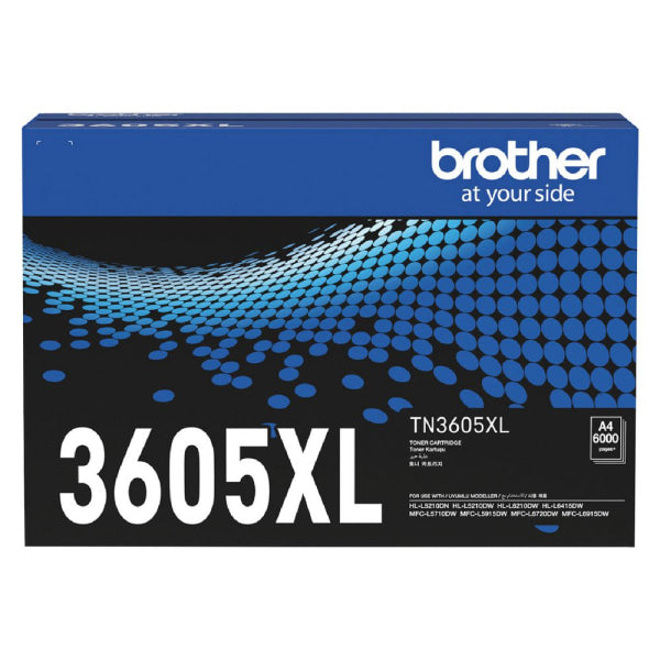 Brother Tn3605Xl Black Hy Toner Cartridge For Mfc-L6720Dw Mfc-L5915Dw Hl-L6210Dw Hl-L5210Dw