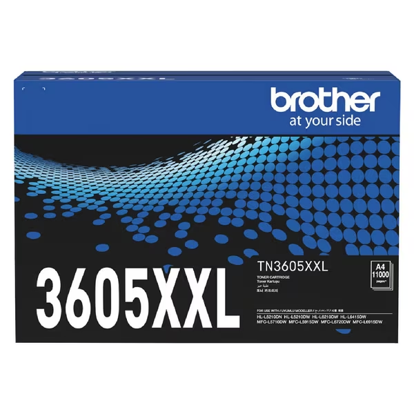 Brother Tn3605Xxl Super High-Yield Toner Cartridge Black For