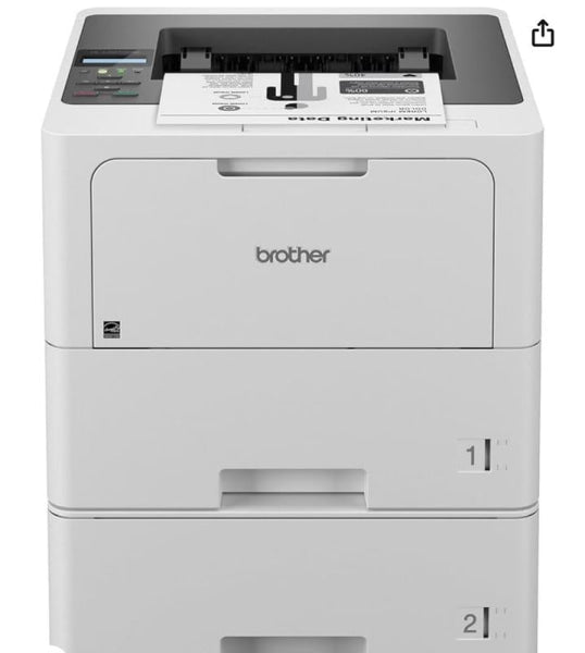 Bundle: Brother Hl-L6210Dw A4 Wireless Business Mono Laser Printer + Lt-6505 Tray [Hll6210Dtw]