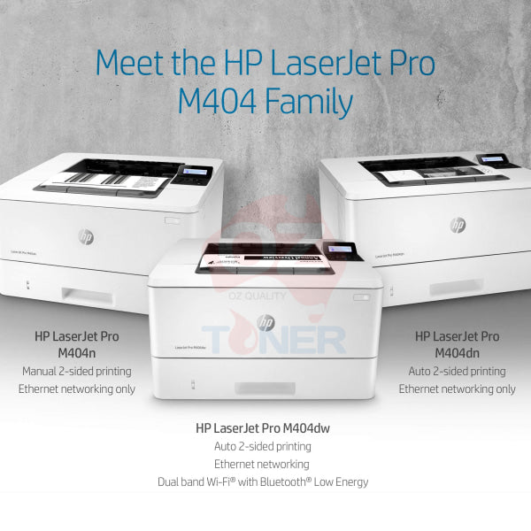 *Bundle Deal!* Hp Laserjet Pro M404Dn 38Ppm A4 Wireless Mono Laser Printer+Bonus: