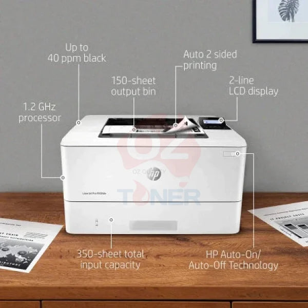 *Bundle Deal!* Hp Laserjet Pro M404Dn A4 Mono Laser Wireless Printer+38Ppm Bonus: