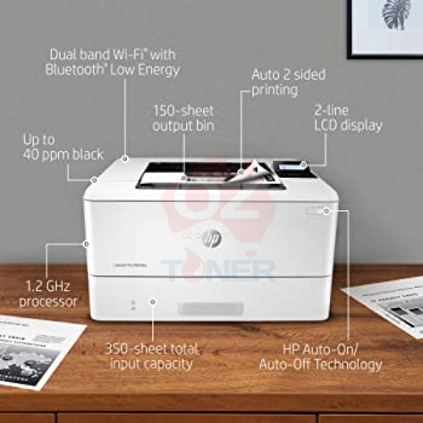 *Bundle Deal!* Hp Laserjet Pro M404Dw 38Ppm A4 Wireless Mono Laser Printer+Bonus: