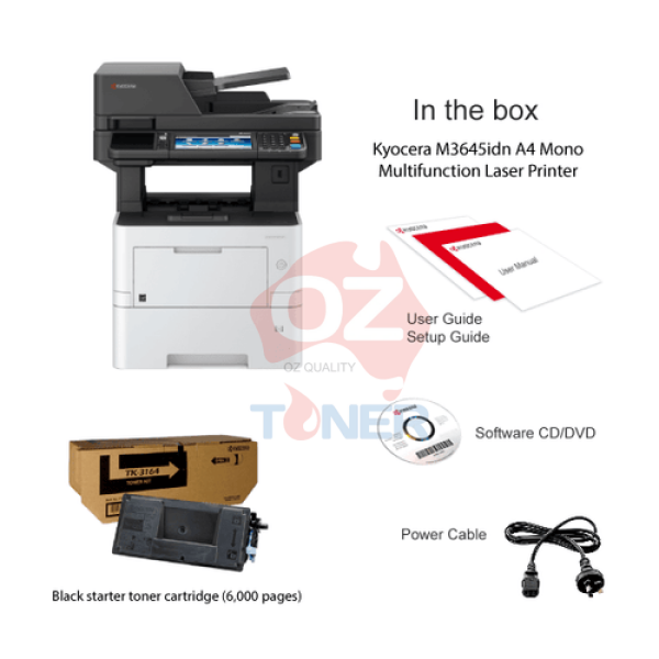 *Bundle Sale!* Kyocera M3645Idn + Extra Pf-3110 Tray + Bonus: Eco064 Extended Warranty Laser